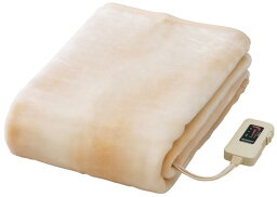 Sugiyama 電気しき毛布 ロングサイズ 洗える毛布 ダニ退治機能 日本製 ベージュ NA-08SL(BE)