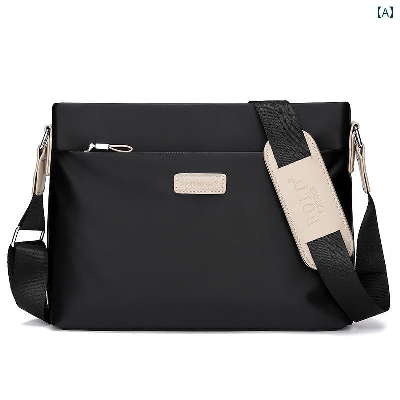 ショルダーバッグ メンズ 通勤 ビジネスショルダー バッグ 軽量 大容量 通勤用 ショルダーバッグ メン..