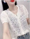 "冷感 レディースニット 薄手 サマーカーデ 夏用羽織 UVケア " &quot冷感 レディースニット 薄手 サマーカーデ 夏用羽織 UVケア &quot 2025 夏 Vネック トップ 半袖 ニットカーディガン レディース スリムフィット 薄手