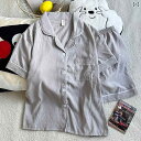 パジャマ カップル ペアルック パジャマ メンズ レディース 男女兼用ルームウェア ペアパジャマ 【 対外 クロスボーダー 工場 直売】 雲 綿 カップル パジャマ 女性 男性 半袖 夏 ルームウェア セット り