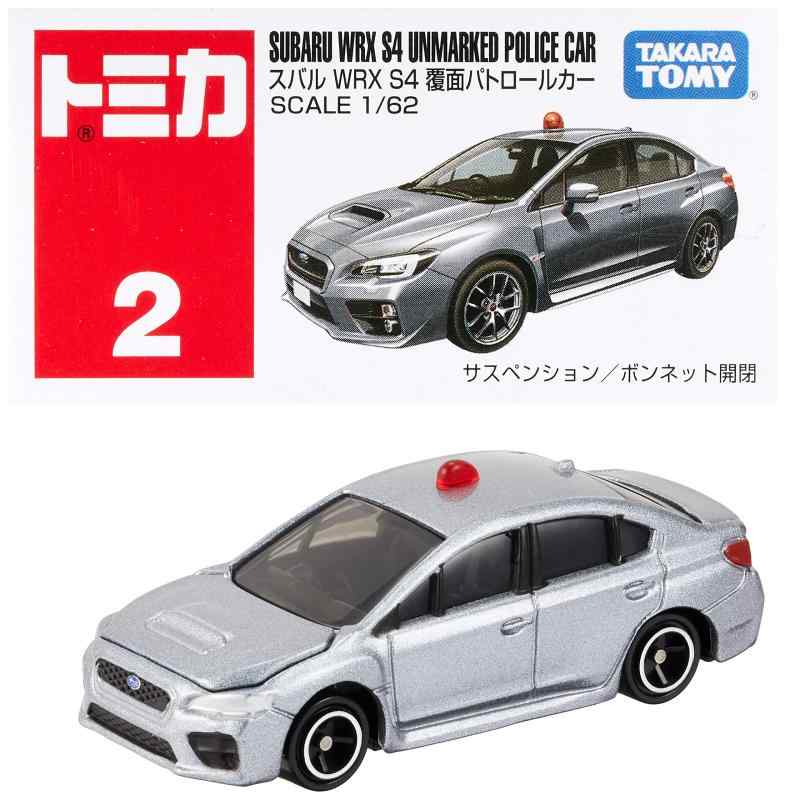 タカラトミー『 トミカ No.2 スバル WRX S4 覆面パトロ-ルカー (箱) 』 ミニカー 車 おもちゃ male 3歳以上 箱入り 玩具安全基準合格 S..