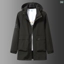 迷彩 ジャケット ミリタリー メンズ カモフラ アウター 迷彩 ジャケット ミリタリー メンズ カモフラ アウター 春秋型は 太って 大きいサイズ ファッションの メンズ 迷彩の 中で 長い タイプの 帽子の 風 衣の ジャケット コートを プラス