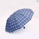 メンズ 折りたたみ 晴雨兼用 自動開閉 完全 遮光 レトロ 格子 縞 傘 り 十 骨大 格 傘 補強 折り畳み 傘 メーカー 商 傘 ロット