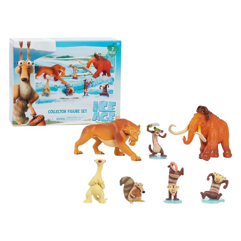 楽天新風堂The Ice Age Adventures of Buck Wild Collector 7ピースフィギュアセット マニー ディエゴ シド スクラッチ クラッシュ エディ 対象年齢3歳以上