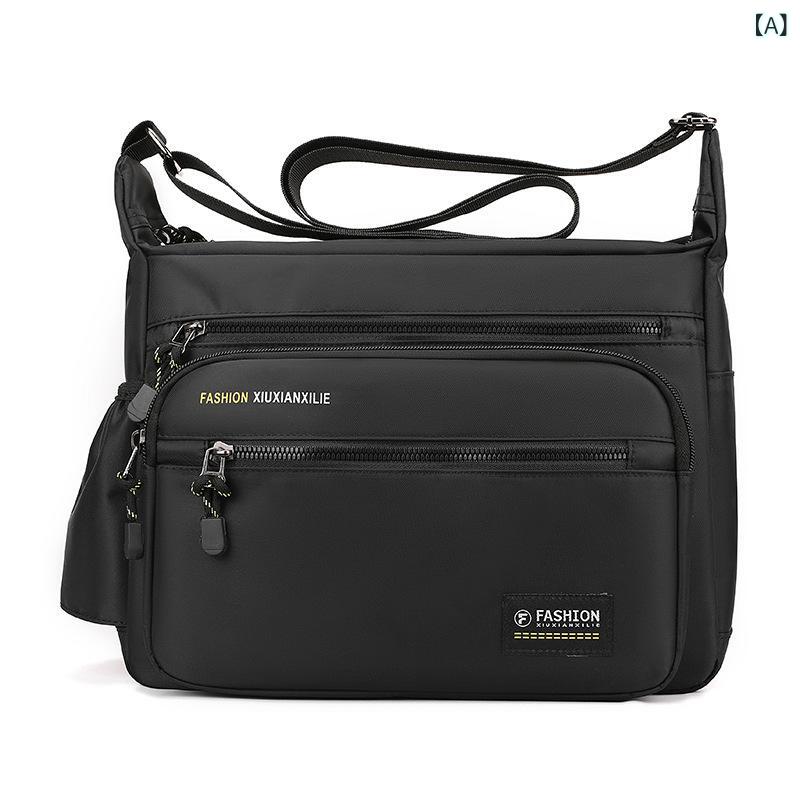 ビジネスバッグ 軽量 軽い ビジネスバッグ 軽量 軽い おしゃれで シンプル ビジネス ショルダーバッグ 軽やかで カジュアル大容量 通勤 男性用 バッグ 多機能 アウトドア 旅行 ショルダーバッグx3