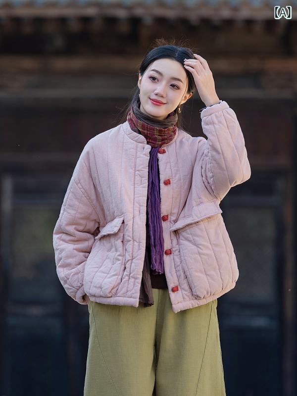 ミリタリー風 レディース カーキ マウンテン おしゃれ アウター ミリタリー風 レディース カーキ マウンテン おしゃれ アウター 24 綿 麻 文芸 レトロ ...