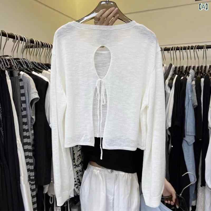 &quot冷感 レディースニット 薄手 サマーカーデ 夏用羽織 UVケア &quot &ampquot冷感 レディースニット..