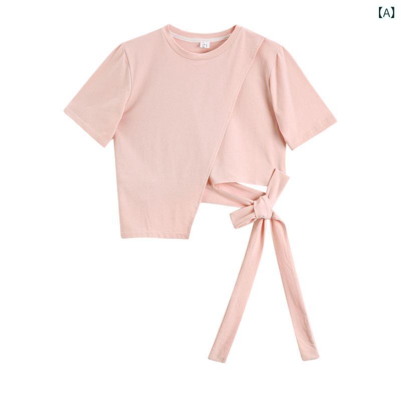 セットアップ レディース トップス ワイドパンツ 上下 2点セット 半袖 ブラウス 長ズボン モノトーン 2025夏 女子 学生向け ソルト スーツ 韓国 ゆったり 半袖 シャツ + フェアリー スカート 2点 セット