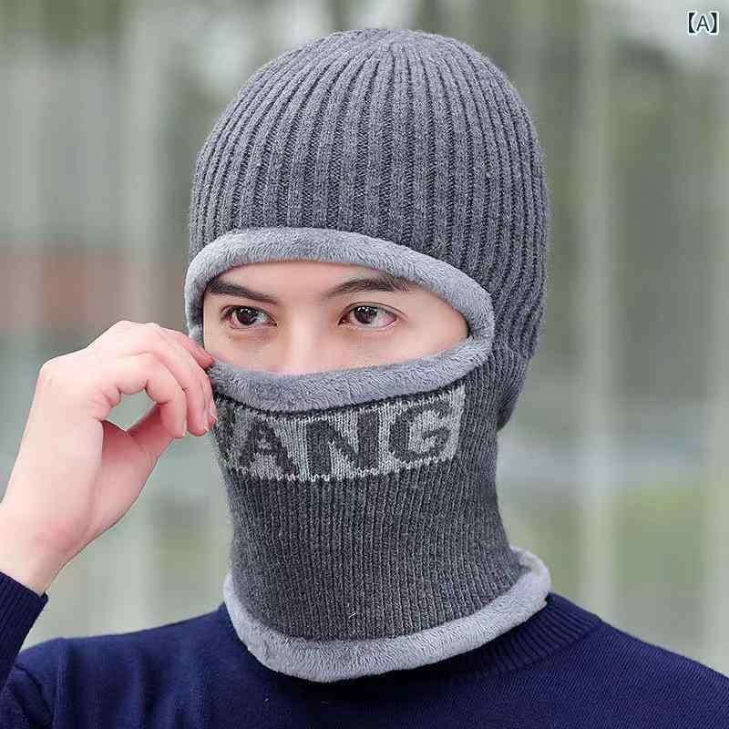 スカーフ付き帽子 レディース おしゃれ 帽子 日よけ対策 帽子 スカーフ付き帽子 レディース おしゃれ 帽子 日よけ対策 帽子 秋冬 メンズ 帽子の マフラーの 一体の 帽子の 毛糸の ニットの 帽子と ベルベットの 厚手 保温の 自転車 耳の 保護の