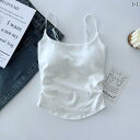 フリル シャーリング トップス レディース 春夏 かわいい ディザイア スタイル サスペンダー スイート& スパイシー ベスト 夏 プリーツ 胸 パッド 付き ワン カップ インナー& アウタービュー ティーバック トップ 女性用
