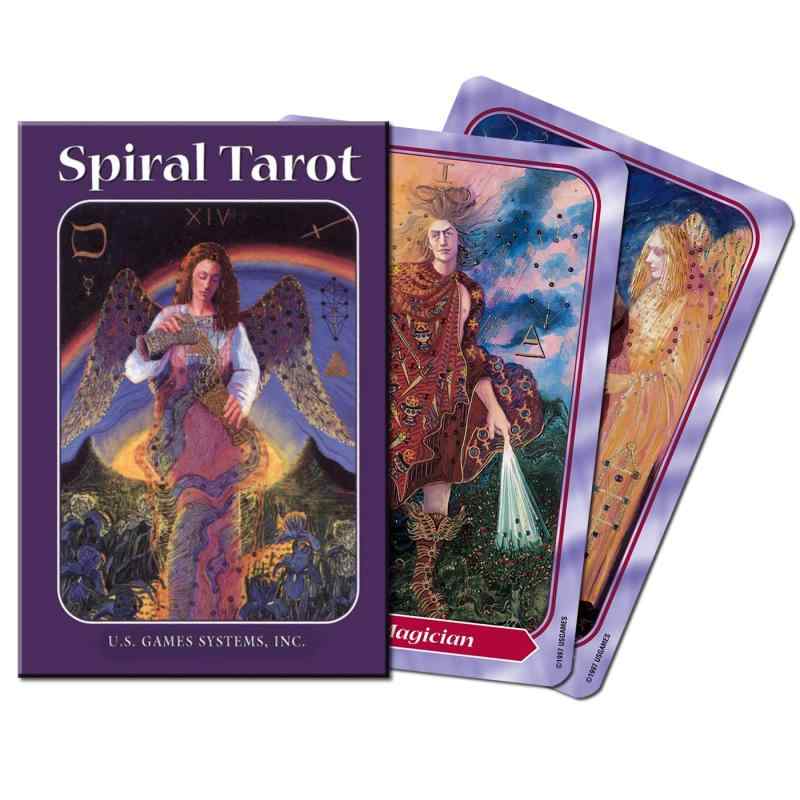 LANG タロットカード 78枚 ライダー版【スパイラル タロット 日本語解説書付き 】タロット占い Spiral Tarot 正規品