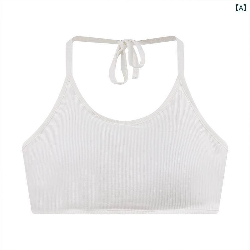 吸湿速乾 冷感 涼しい 薄手 スポーツ ストレッチ 夏の ギャル 風の 帯は 首の 美 背の ベストの 一体 式の 胸の クッションを つけて 胸を 巻いて 臍の 短い タイプを 現して 胸の 上着を 拭きます。