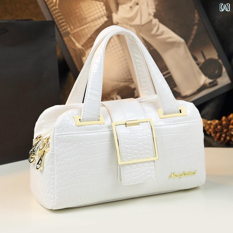 ビジネスバッグ 軽量 軽い ビジネスバッグ 軽量 軽い 百合大容量 バッグ 中年 女性 ハンドバッグ 多機能 軽量 ママ バッグ シングルショルダーバッグ