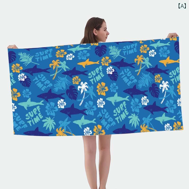 ビーチタオル 大判 タオル ビーチマット バスタオル ソファ ブランケット ラグ マルチカバー おしゃれ ..