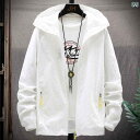 薄手 夏ジャケット 涼感 カジュアル サマーアウター 2025 新型 夏の 日焼け防止 服 upf 50 メンズ 薄手 通気性 紫外線 防止 服と 帽子の 皮膚 服