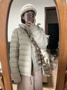 ミリタリー風 レディース カーキ マウンテン おしゃれ アウター ミリタリー風 レディース カーキ マウンテン おしゃれ アウター 白 鴨 絨 毛の 骨付き ダウン ジャケット レディース ショート タイプの 軽薄な 2024冬型の 厚手 レジャー スポ
