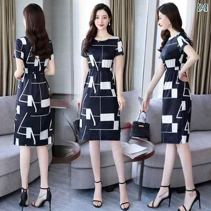 トップス ペプラム フレア 長袖 半袖 オーバー レディース 2024 夏の 新型 ファッション 女装の 大きいサイズ 通気性 ワンピース レディース 清涼 感は 腰の 中の 長い スカートを 収めます。