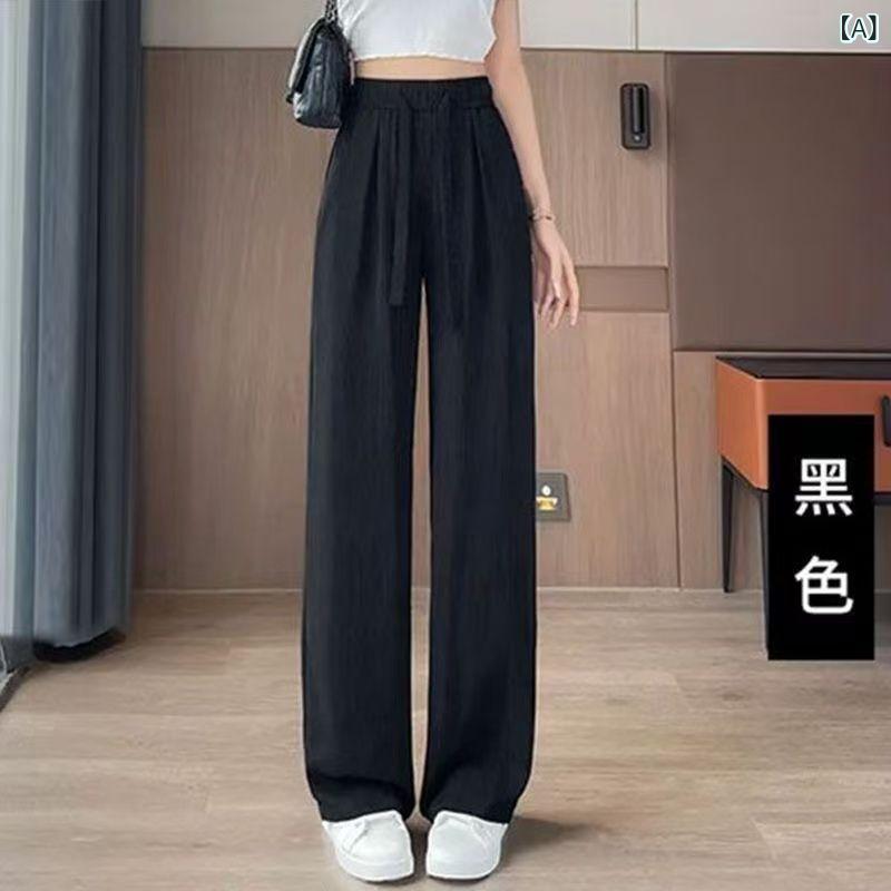 ボトムス レディース パンツ ワイド ワイドパンツ イージーパンツ ストレート 30代 40代 50代 春 春夏 夏 カジュアル 春服 夏服 大きいサイズ ゆったり きれいめ ゆる ヨガ 冷感 ワイド レッグ パンツ レディース