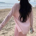 "冷感 レディースニット 薄手 サマーカーデ 夏用羽織 UVケア " &quot冷感 レディースニット 薄手 サマーカーデ 夏用羽織 UVケア &quot ミドル 丈 ニット ピンクカーディガン レディース 春夏 長袖 薄手 セーター ジャケット ア