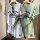 レディーススポーツウェアエアリーな着心地 トレーニングウェアセット スポーツウェア レディースランニングウェア ウォーキング トレーニングウェア トップス 半袖...