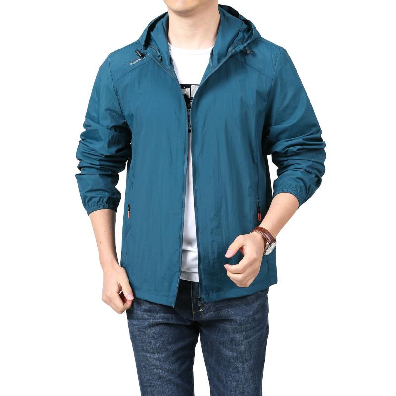 &quotUVカット ジャケット ひんやり アウター 薄手 涼しい上着 &quot &ampquotUVカット ジャケット ひんやり アウター 薄手 涼しい上着 &ampquot フード付き 日焼け防止 服 メンズ 夏 速乾 通 気 コート 大きいサイズ アウトドア スポーツ