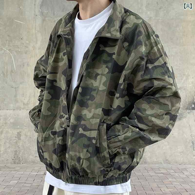 &quotUVカット ジャケット ひんやり アウター 薄手 涼しい上着 &quot &ampquotUVカット ジャケット ひんやり アウター 薄手 涼しい上着 &ampquot 夏用 メンズ アーミーグリーン 迷彩 日焼け防止 服 軽くて 速乾の ある 日焼け防止 スキン 服