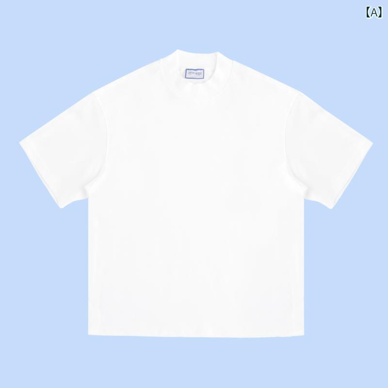 吸湿速乾 冷感 涼しい 薄手 スポーツ ストレッチ 2025 夏の 涼 感 半袖 男性 260 g 重 ポンド 速乾 抗菌 アメリカ カジュアル 襟元 色 t シャツ 男性