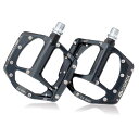 GORIX(ゴリックス) 自転車 ペダル (B360) ワイド ロードバイク クロスバイク MTB 自転車 滑り止め フラット ペダル