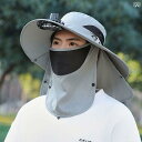 キャップ レディース 春夏 UVカット キャップ おしゃれ スカーフ付き帽子 キャップ レディース 春夏 UVカット キャップ おしゃれ スカーフ付き帽子 扇風機の つば 広の 帽子を 持っています。 男性用 夏の 日焼け防止 漁師の 帽子は 顔を 隠しx2