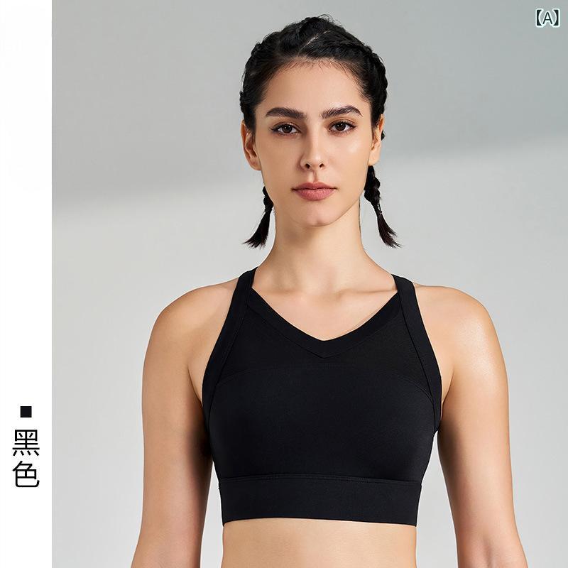 吸湿速乾 冷感 涼しい 薄手 スポーツ ストレッチ KELICOPY フィットネス 美 背 ブラジャー ヨガ ランニング 小 ベスト 透かし彫り 美 背 下着 速乾 防振 上着 女