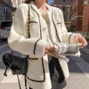 "ボリュームスリーブ パーカー かわいい レディース " &quotボリュームスリーブ パーカー かわいい レディース &quot Mao Ning 秋冬 コート フェイクファー セーター カーディガン エレガントの トリム パーx2