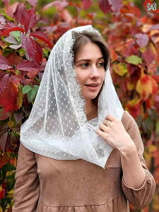 ターバン 帽子 スカーフ レディース おしゃれ ヘアアクセ クロスボーダー ロシアの 花嫁の ベール レース ターバン イスラム 教徒の 帽子 ショール 正 教会の 白人 女性x2