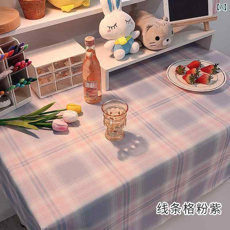 新型テーブルクロス防水防油食卓テーブルクロス かわいい プレゼント ギフト 少女 心 テーブル クロス ..