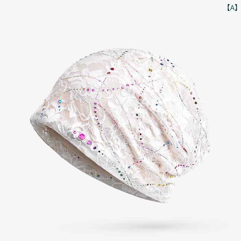 スカーフ付き帽子 レディース おしゃれ 帽子 日よけ対策 帽子 スカーフ付き帽子 レディース おしゃれ 帽子 日よけ対策 帽子 春秋 薄手 月子の 帽子の レディース レースの ジャカードの ファッションの 通気性の カバーの 帽子の 屋外の ファッショ