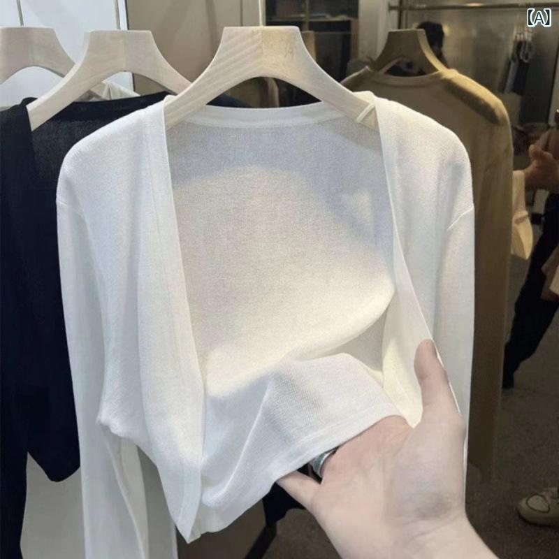 "セットアップ 水着 上下セット ラッシュガード 日焼け対策 レディース " &ampquotセットアップ 水着 上下セット ラッシュガード 日焼け対策 レディース &ampquot 夏 白 ショート 冷感 ニット 日焼け防止 カーディガン レディース 薄手 サ