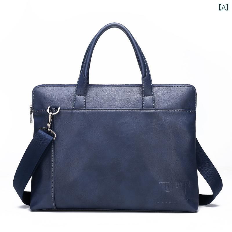 ブリーフケース ビジネスバック 2024 新型 韓国 カジュアル ビジネス 男性 手提げ ショルダーバッグ パ..