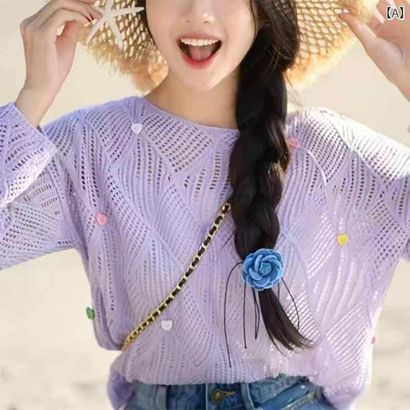 &quot冷感 レディースニット 薄手 サマーカーデ 夏用羽織 UVケア &quot &ampquot冷感 レディースニット..