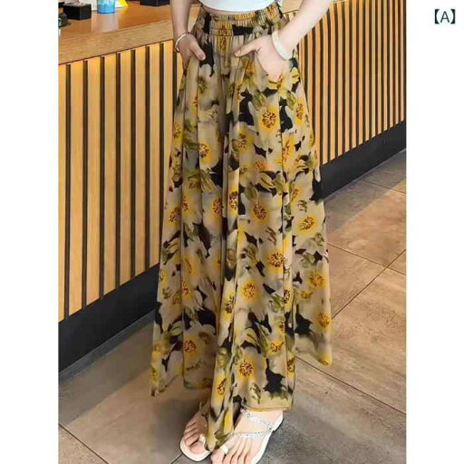 レディース 韓国ファッション ボトムス ロングパンツ ワイドパンツ ハイウエスト ウエストゴム 花柄 薄手 シック 大人 フェミニン カジュアル 着回し 夏 大きいサイズ レトロ 百合の 洋 気の 砕 花の ズボン 2025 夏の ハイウエストの ファッ レディース 韓国ファッション ボトムス ロングパンツ ワイドパンツ ハイウエスト ウエストゴム 花柄 薄手 シック 大人 フェミニン カジュアル 着回し 夏 大きいサイズ レトロ 百合の 洋 気の 砕 花の ズボン 2025 夏の ハイウエストの ファッ