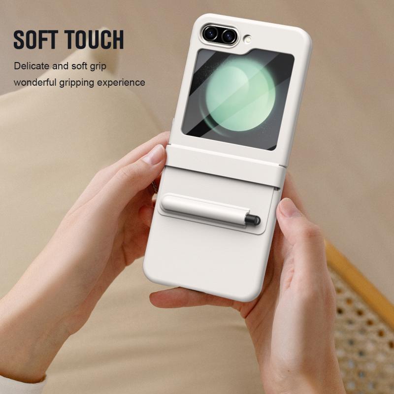 折りたたみスマホケース 高級レザー ヒンジ保護 ペン収納スロット フルカバー 画面保護フィルム 一体型 衝撃吸収 耐久性 滑り止め加工