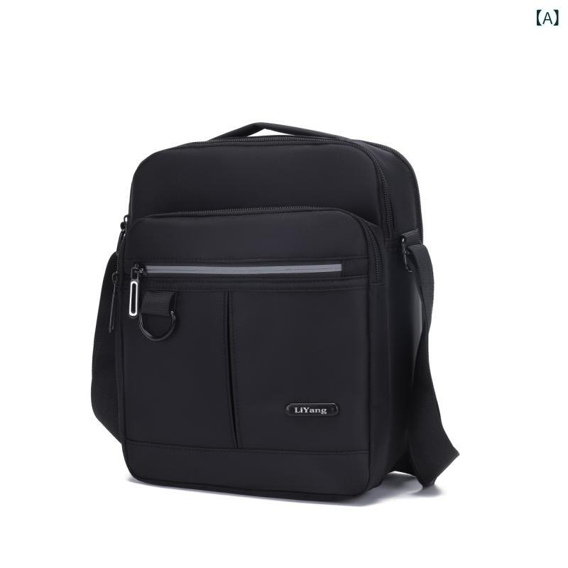 ビジネスバッグ 軽量 軽い ビジネスバッグ 軽量 軽い クロスボーダーの ショルダーバッグ メンズ 新型 ビジネス 通勤 レジャー バッグ シンプル メンズ 軽い スポーツ レジャー ショルダーバッグ