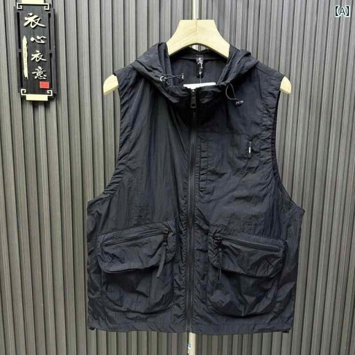 薄手 夏ジャケット 涼感 カジュアル サマーアウター 夏の 新型の ごろつきが かっこいいです。