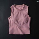 スポーツウェア レディース大きいサイズ ヨガウェア トップス【ちょうど良いゆる感】 Tシャツ ジャージ 女性用 ヨガ ウェア ノースリーブ スポーツ ベスト の タイトフィット フィットネスウェア 胸 パッド 付き 半袖 ランニング トップ