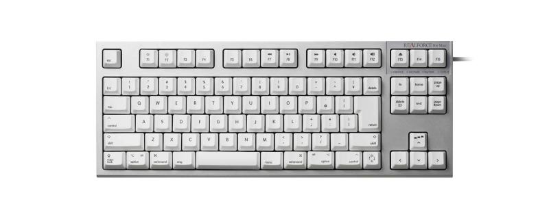 R2TLSA-JP3M-WH(シルバー/白) REALFORCE TKL for Mac 日本語91