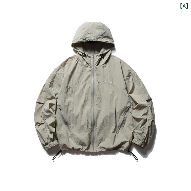 薄手 夏ジャケット 涼感 カジュアル サマーアウター 服 道 古着 24 夏の 系 ファッション の シンプル ..