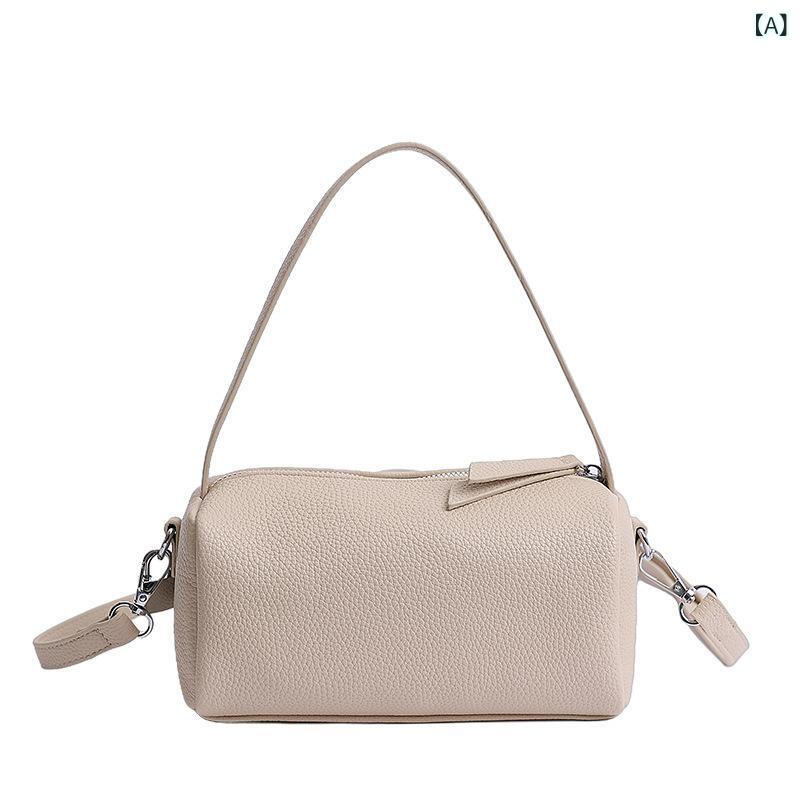 クラッチバッグ ノー シンプル 結婚式 フォーマル ショルダー ハンド 韓国 エレガントで シンプル クロス ボディ シリンダー バッグ 2025 春夏 スタイル ライチ 柄 ハンドバッグ