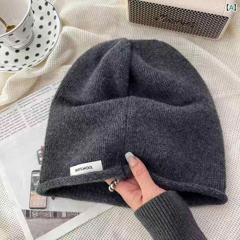 ターバン 帽子 スカーフ レディース おしゃれ ヘアアクセ 山の 帽子 秋冬 100 %の ウール 帽子の ニットは 月 子の 帽子に 座ります。x2