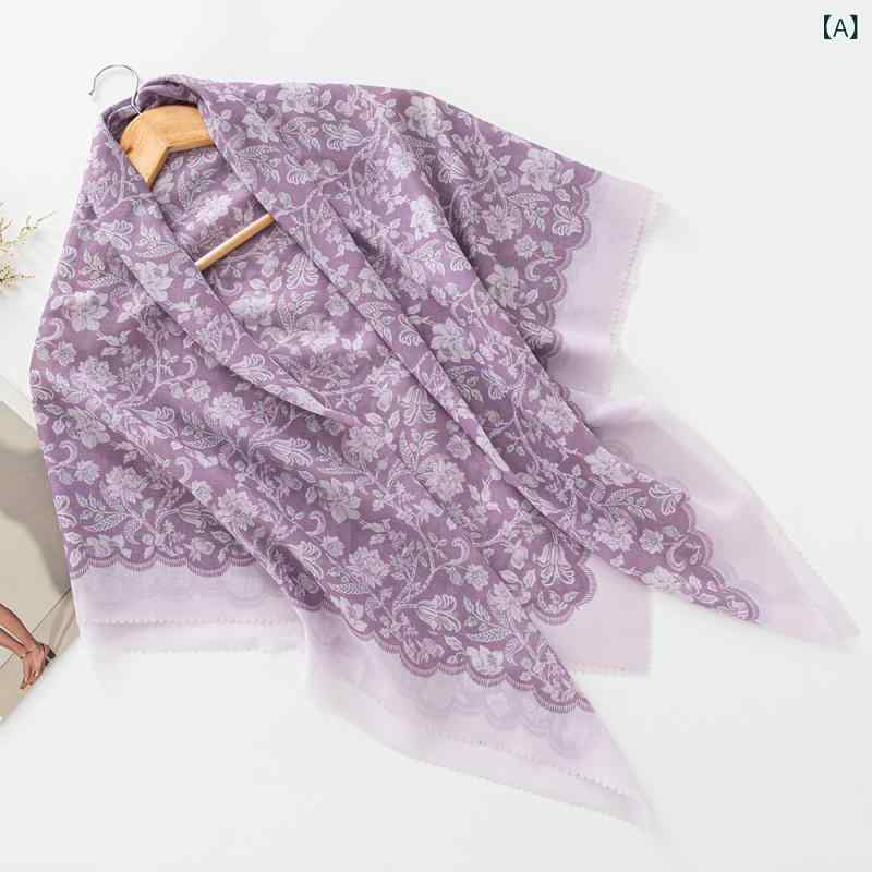 ターバン 帽子 スカーフ レディース おしゃれ ヘアアクセ バリ 糸 植物 花 卉 プリント 復古 スカーフ ..