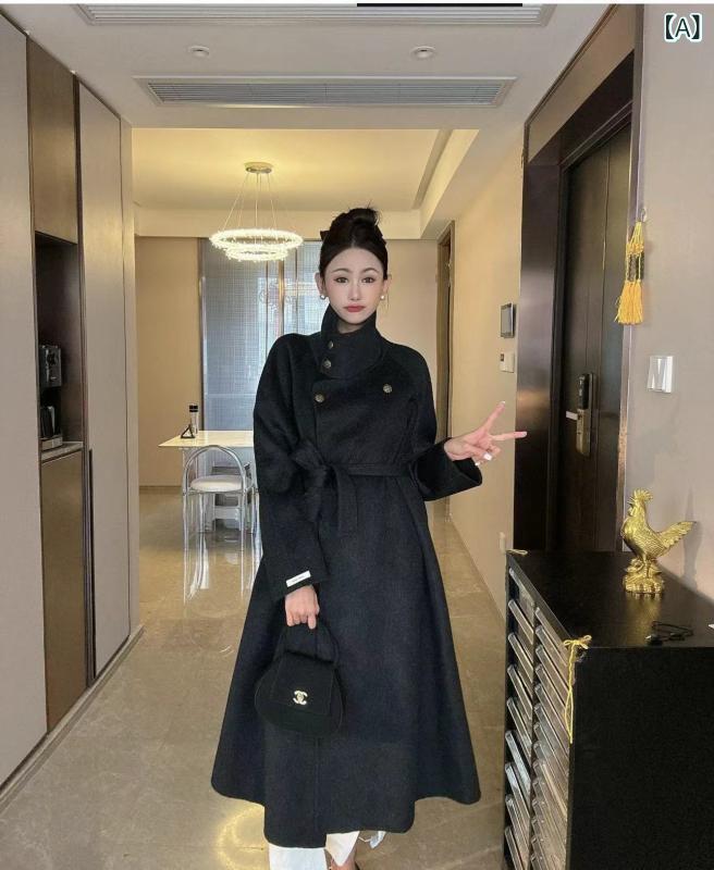 ショート丈 パーカー 羽織り用 アウター 春アウター ショート丈 パーカー 羽織り用 アウター 春アウター アメリカ レトロ 青い 島の 湾の ウール 長い コ...