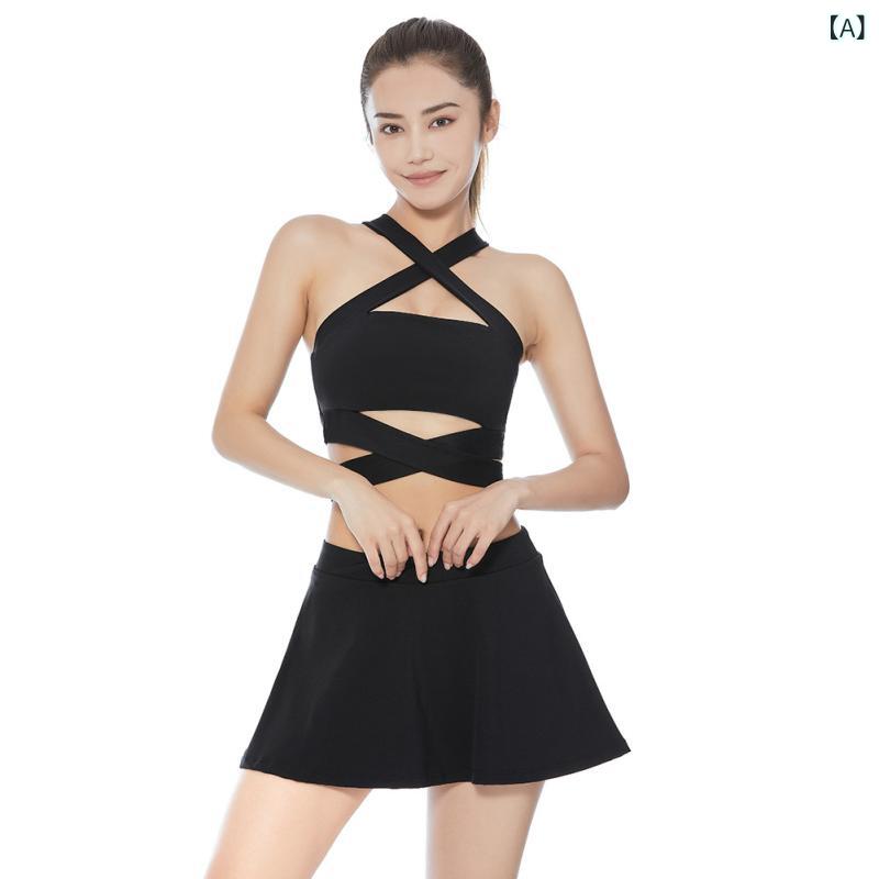 吸湿速乾 冷感 涼しい 薄手 スポーツ ストレッチ ナイロン高 弾 裸 感 防 震 運動 ヨガ ブラジャー 下着が 集まって 汗を 流して 速く 走る フィットネスは 胸の ベストを 巻いているx2