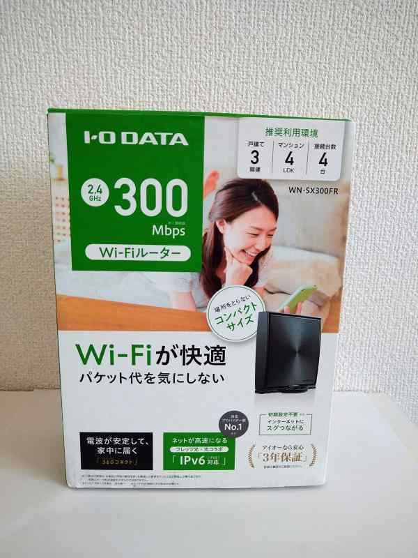 IODATA WN-SX300FR 360RlNgΉ300Mbps(Kil) Wi-Fi[^[